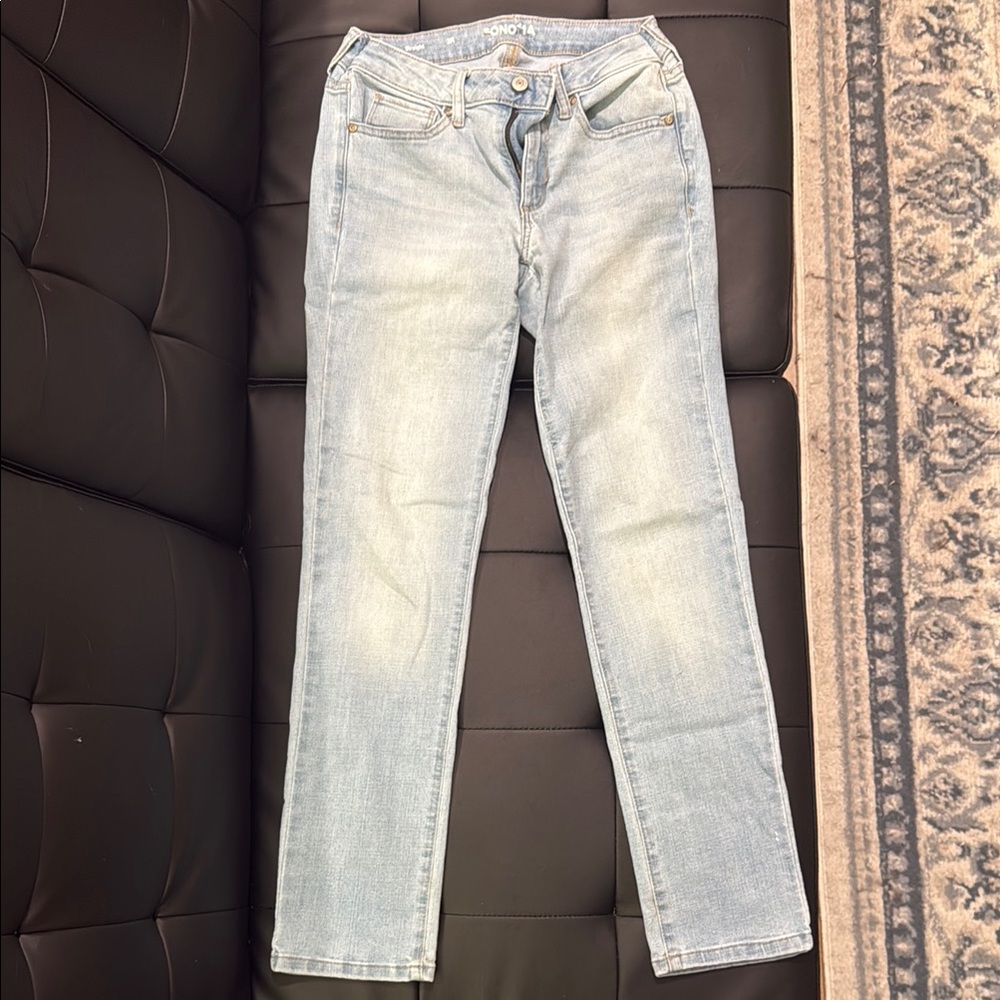 Sonoma Blue Straight Leg Jeans Classic Style